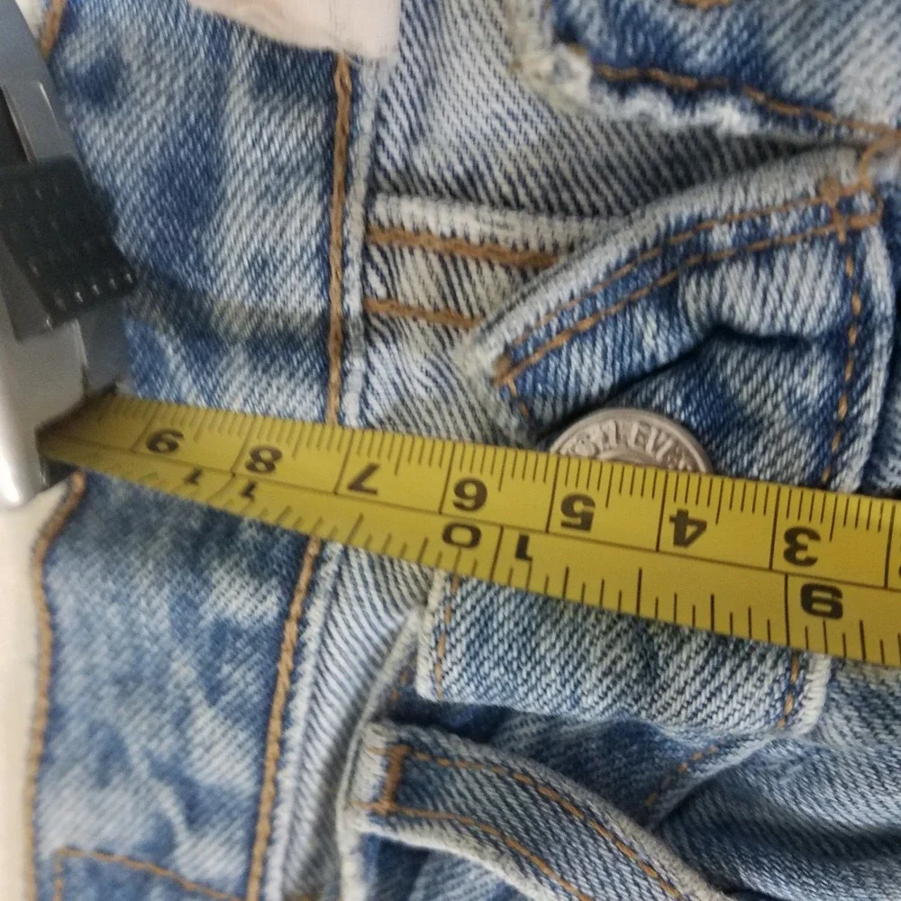Levi Strauss 501 Jeans Mens Light Wash Button Fly Straight Leg Denim‎ Pants XX